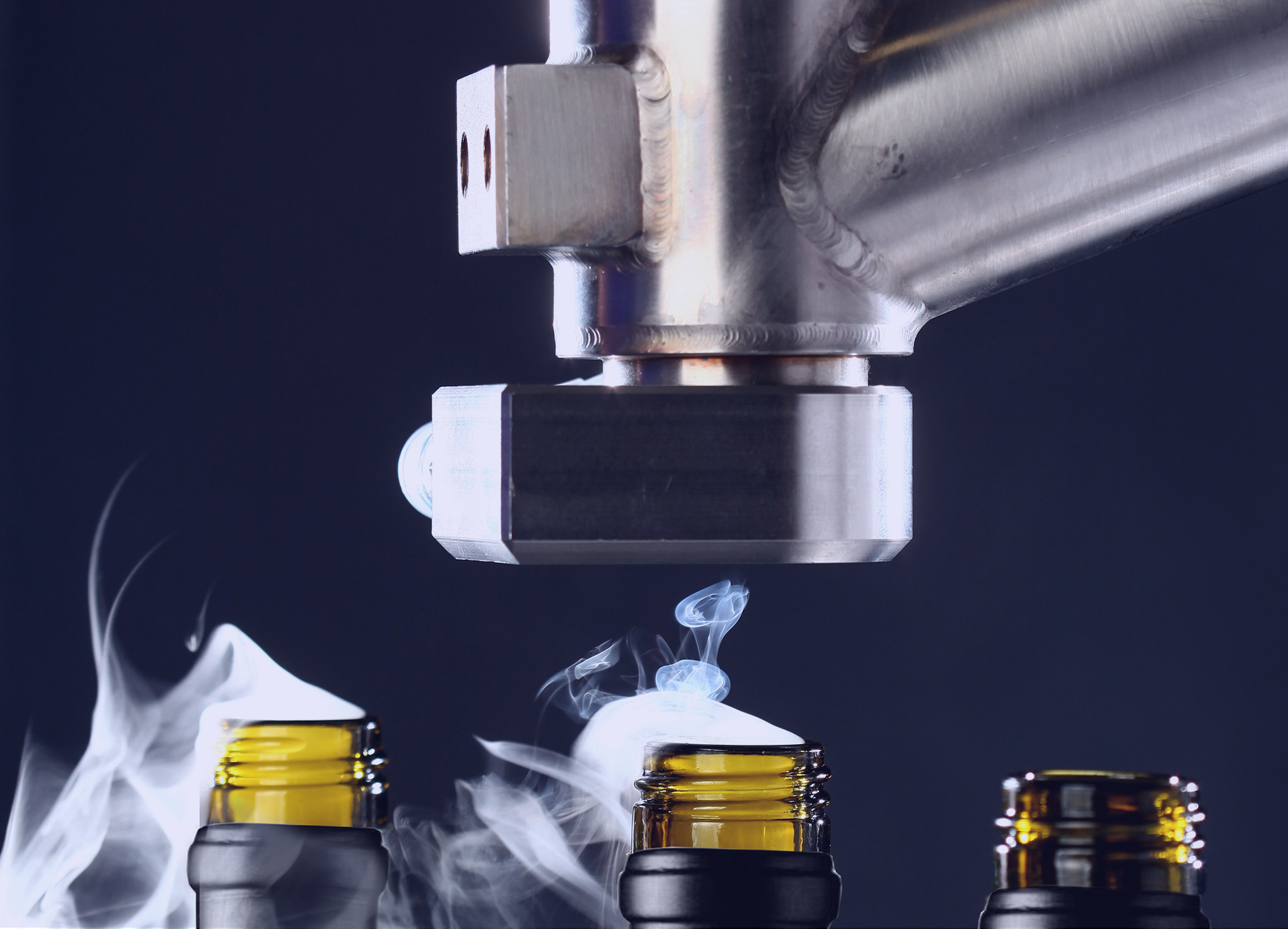 Cryogenic dosing system in action